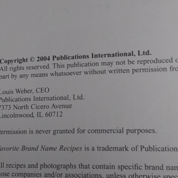 Best-Loved favorite brand cookbook (hardback) - Picture 6 of 8